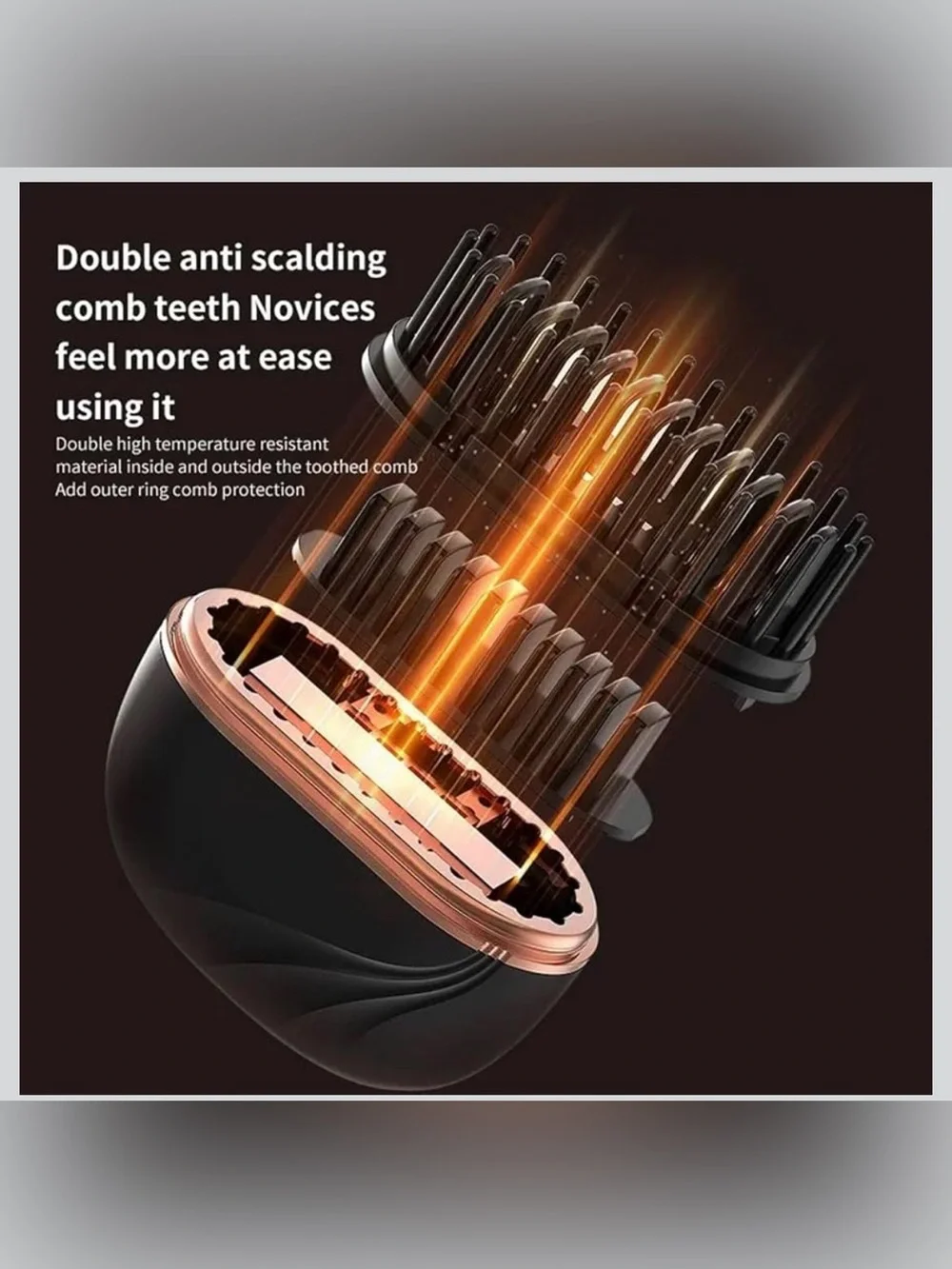 NIB Wireless Portable Straight Hair Comb